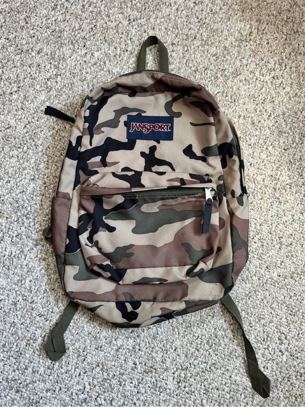 JanSport SuperBreak Surplus Camo Camouflage Backpack School Bag